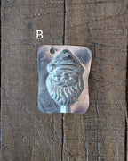 CHOICE Vintage Metal Santa Candy Mold