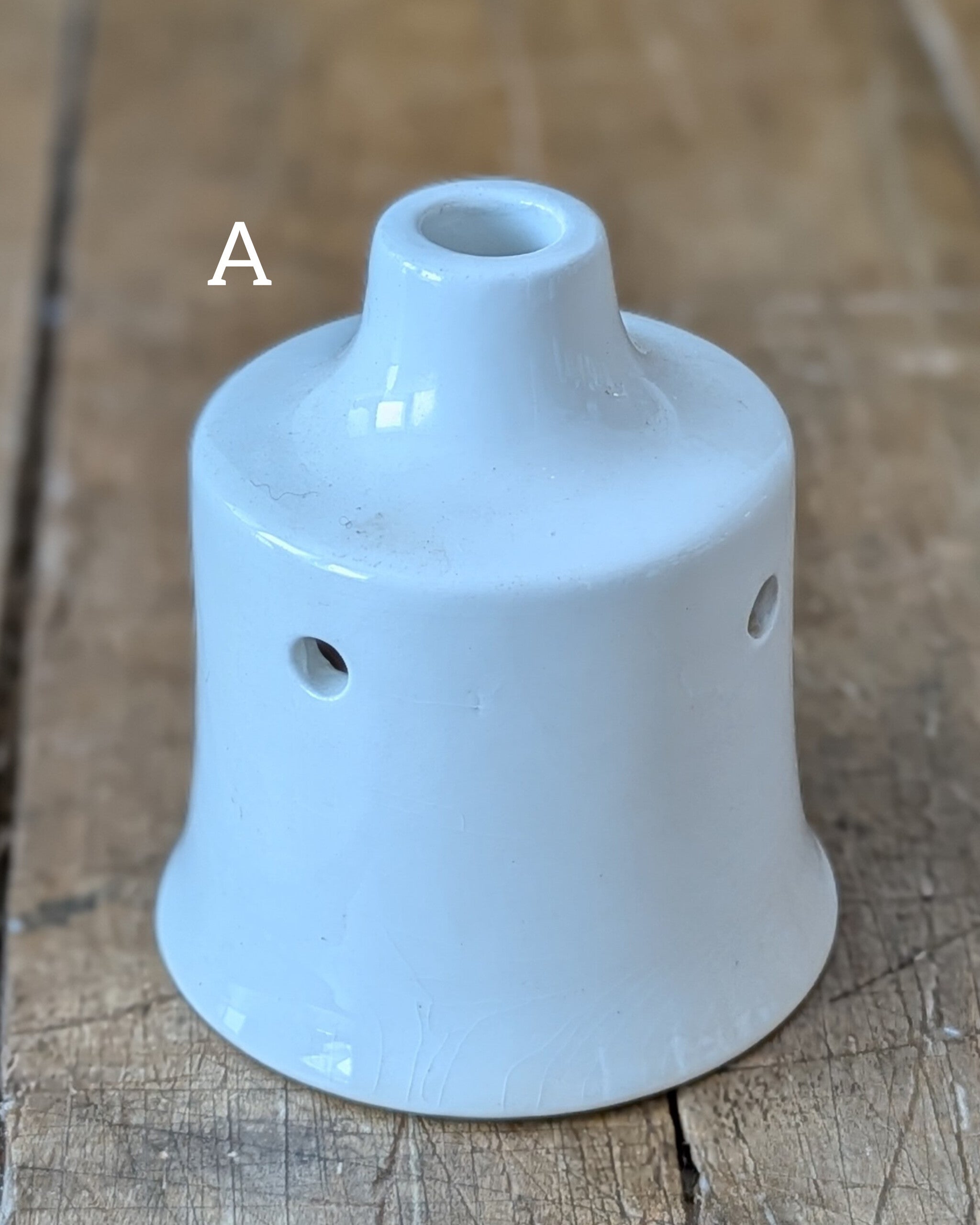 CHOICE of 5 Ironstone & Stoneware Pie Funnels