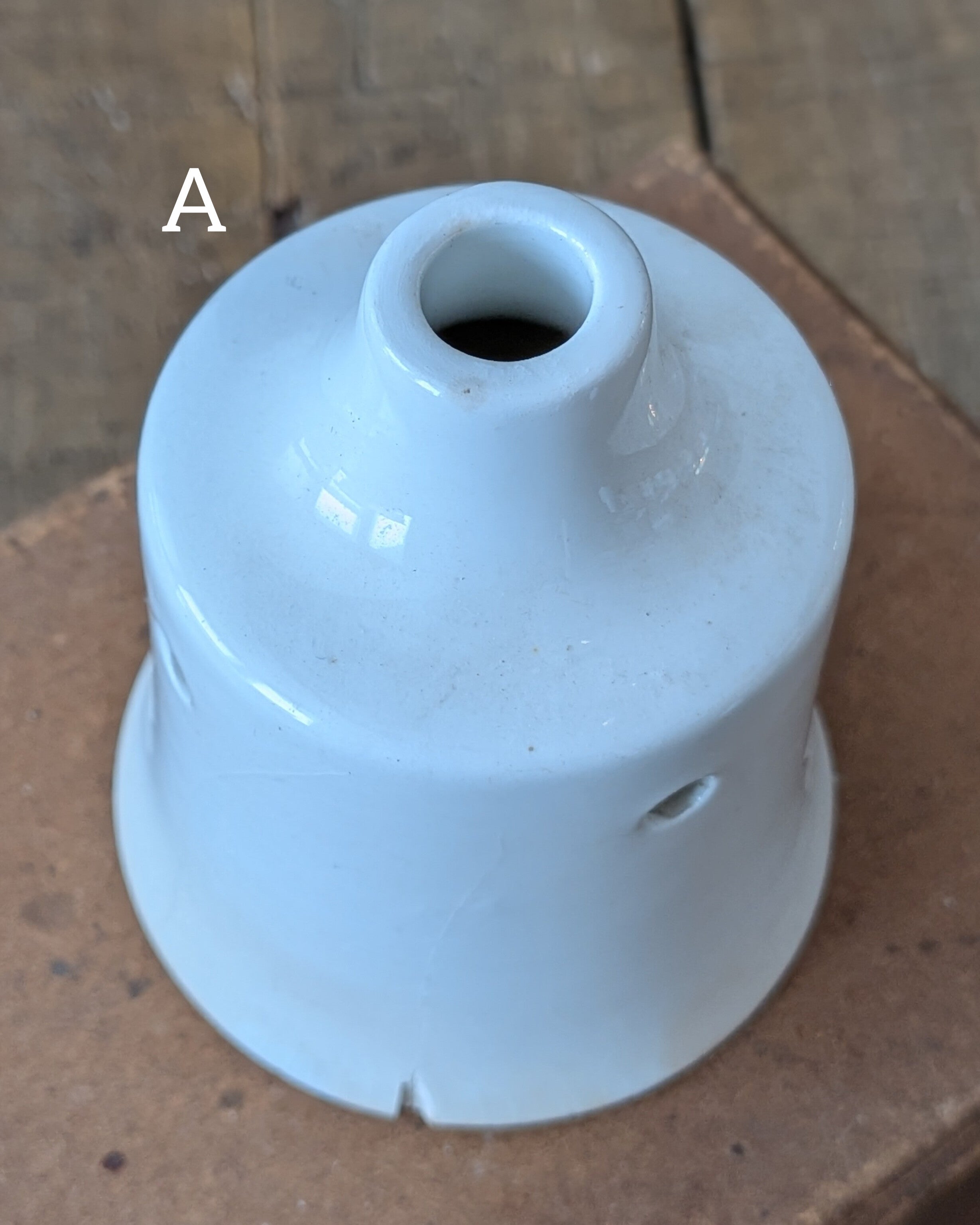 CHOICE of 5 Ironstone & Stoneware Pie Funnels