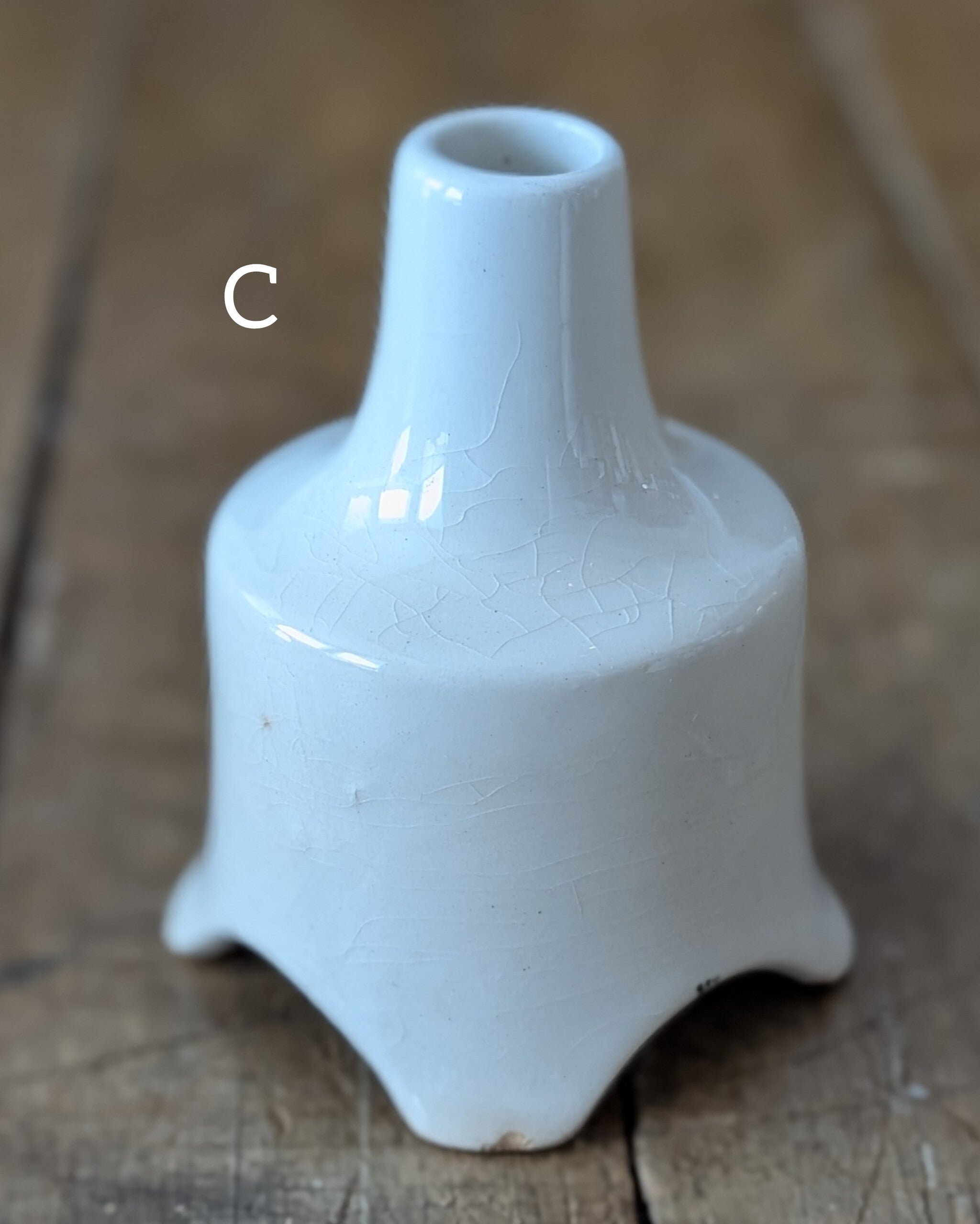 CHOICE of 5 Ironstone & Stoneware Pie Funnels