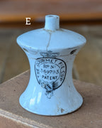 CHOICE of 5 Ironstone & Stoneware Pie Funnels