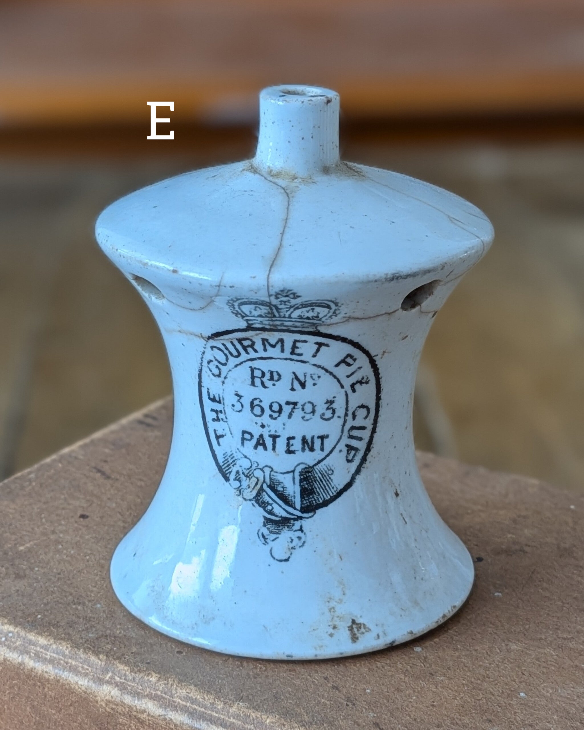 CHOICE of 5 Ironstone & Stoneware Pie Funnels