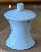 CHOICE of 5 Ironstone & Stoneware Pie Funnels
