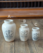 CHOICE of 3 Sizes Stoneware Virol Bone Marrow Pot