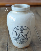 CHOICE of 3 Sizes Stoneware Virol Bone Marrow Pot