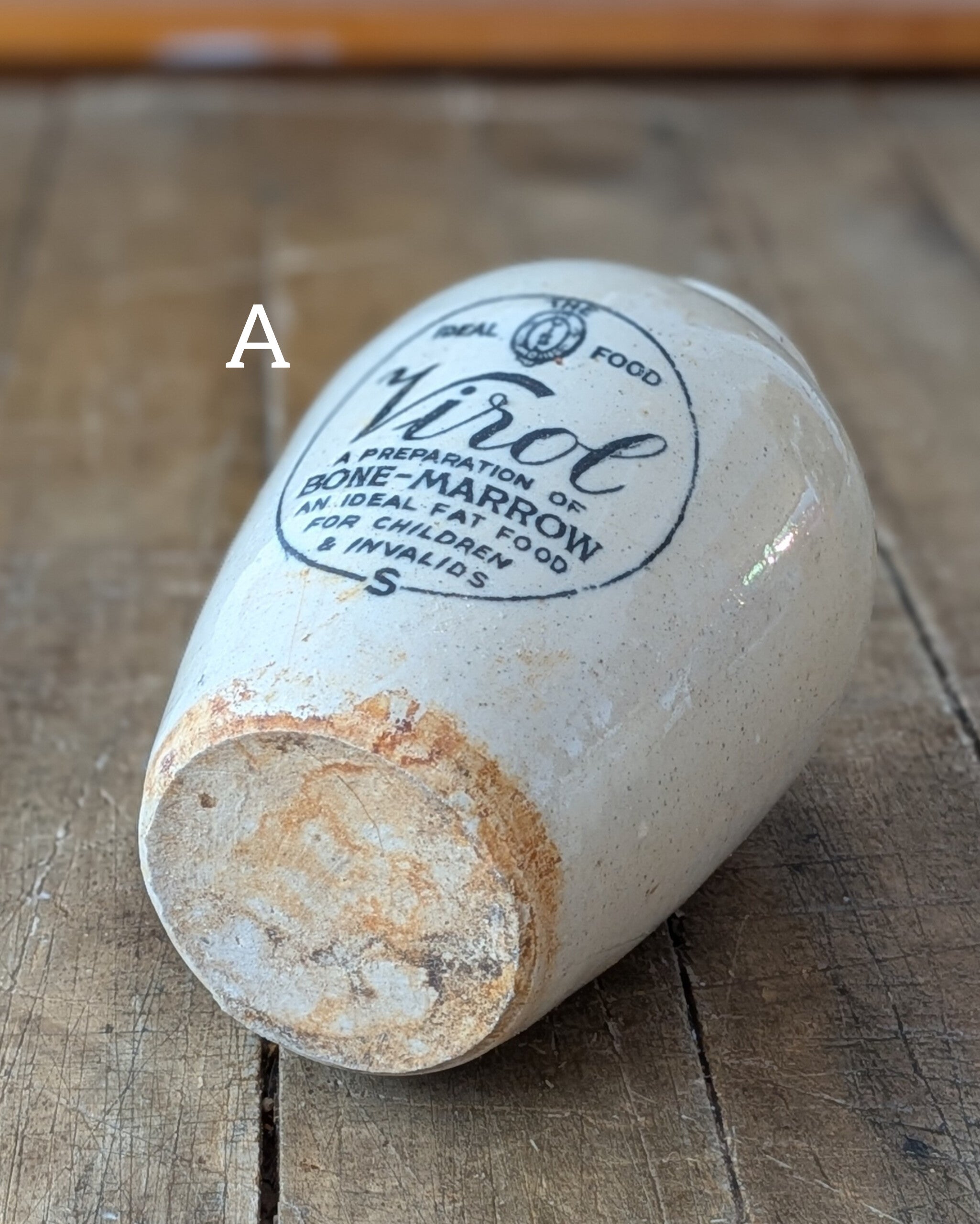 CHOICE of 3 Sizes Stoneware Virol Bone Marrow Pot