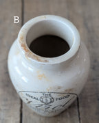 CHOICE of 3 Sizes Stoneware Virol Bone Marrow Pot