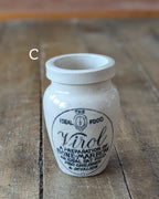 CHOICE of 3 Sizes Stoneware Virol Bone Marrow Pot