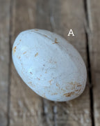 CHOICE Ironstone Egg Crate & 3 Ironstone Broody Eggs