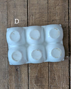 CHOICE Ironstone Egg Crate & 3 Ironstone Broody Eggs