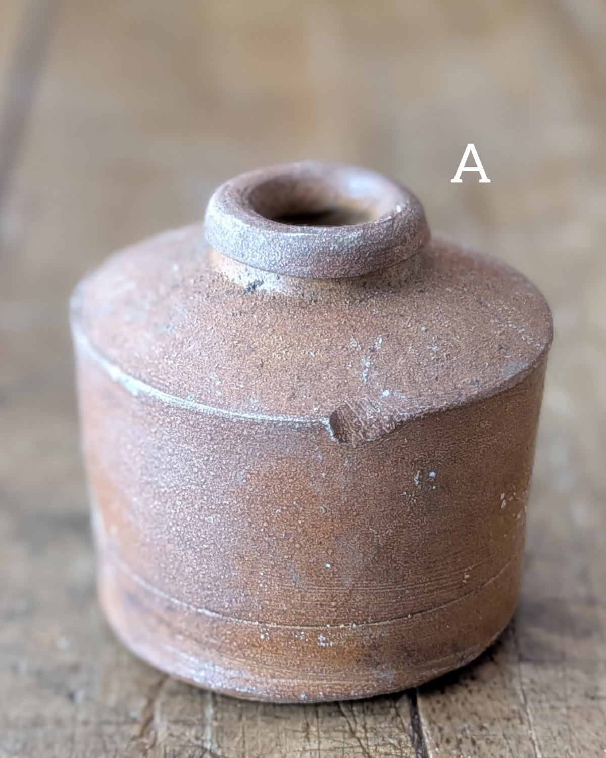 CHOICE of Stoneware Salt Glazed Pork Pie Ink Pots, c1850-1890