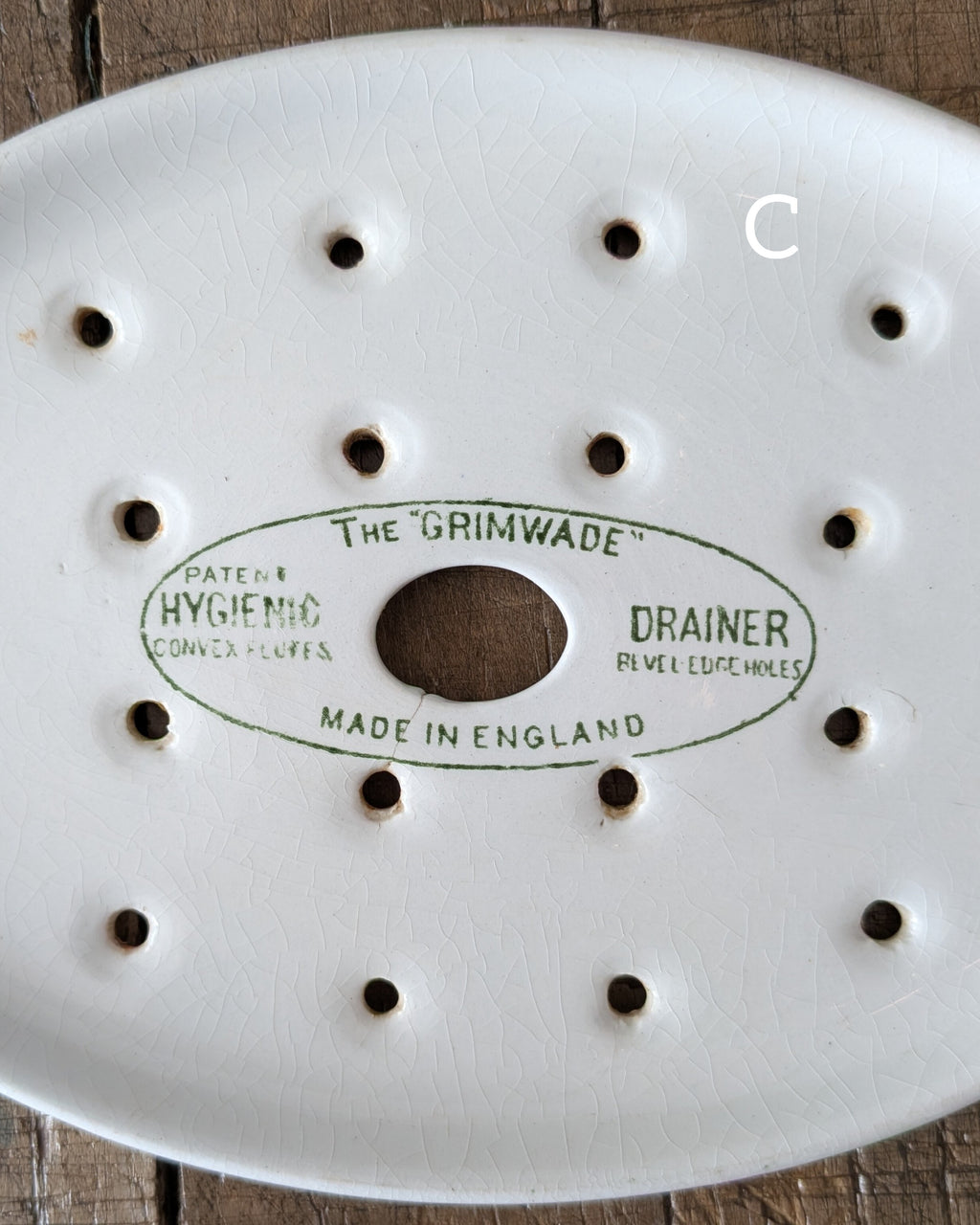 CHOICE Ironstone Drain Plates