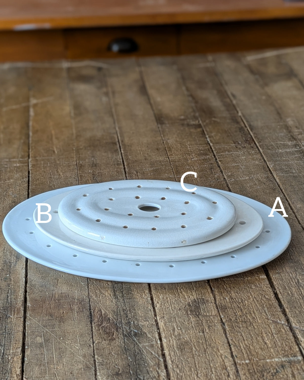 CHOICE Ironstone Drain Plates