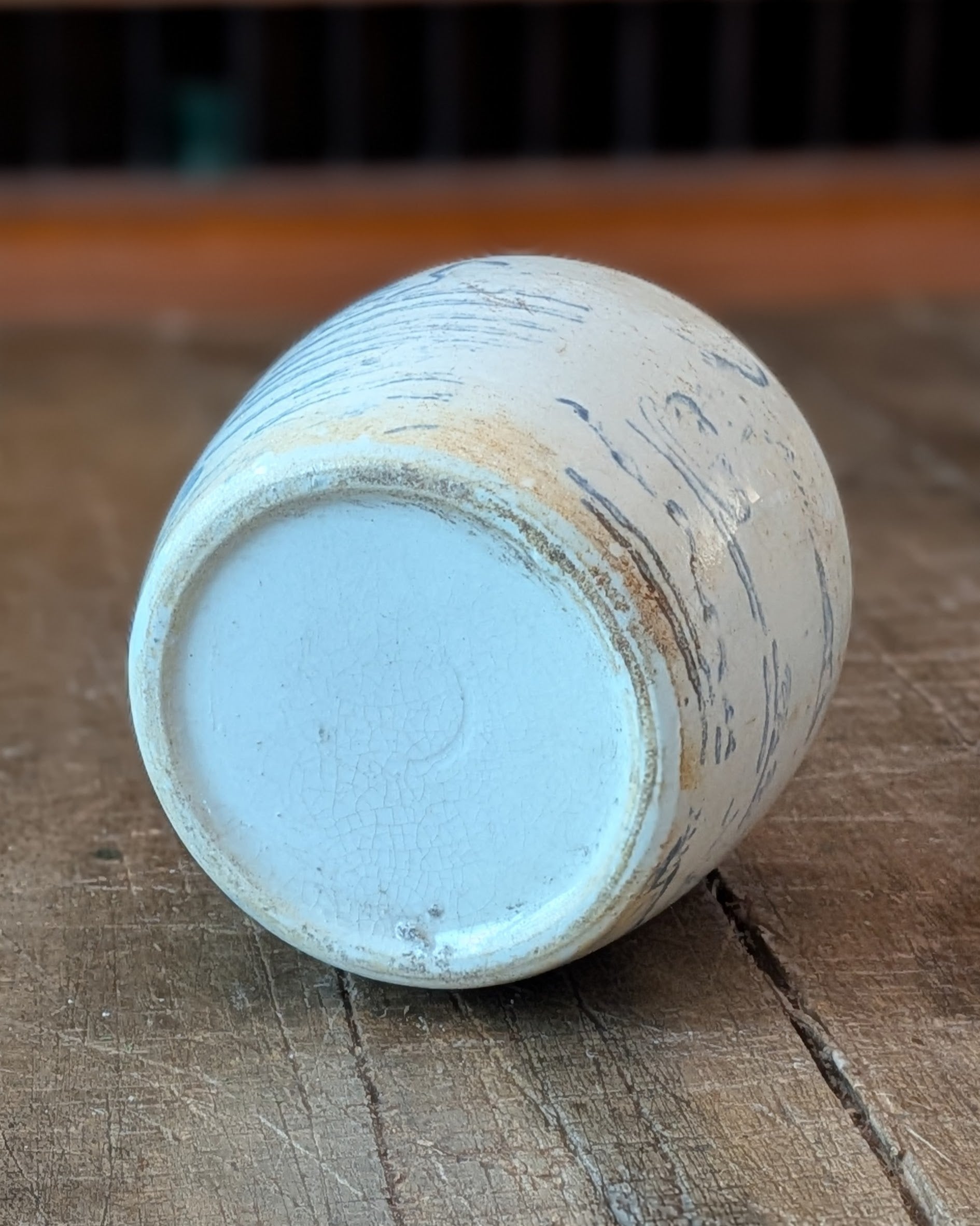 Blue Print Ginger Jar from England