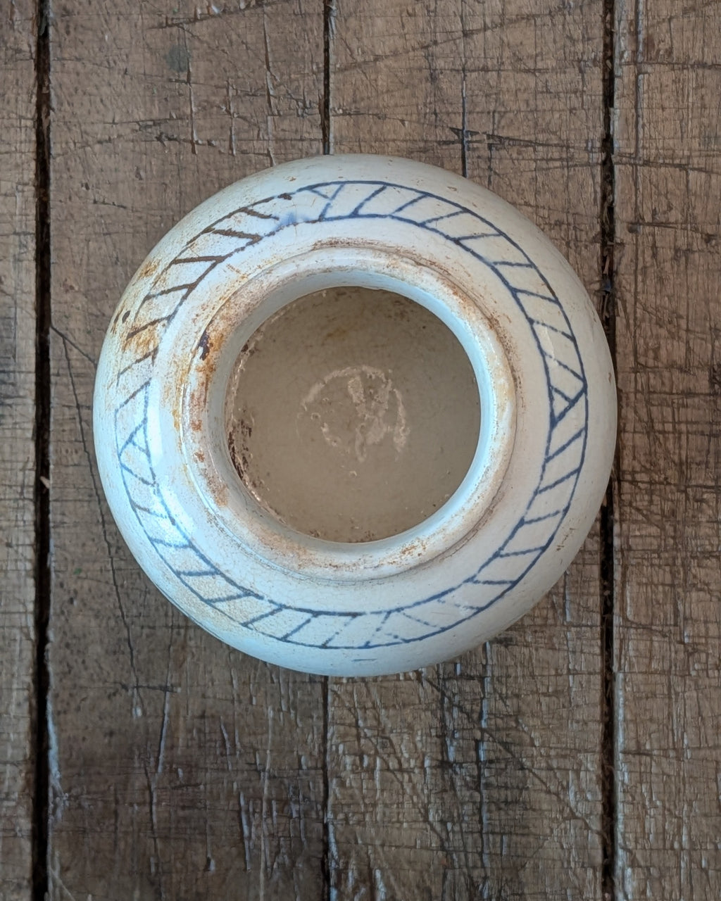 Blue Print Ginger Jar from England