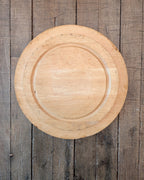 Antique Carved Wooden Bread Board