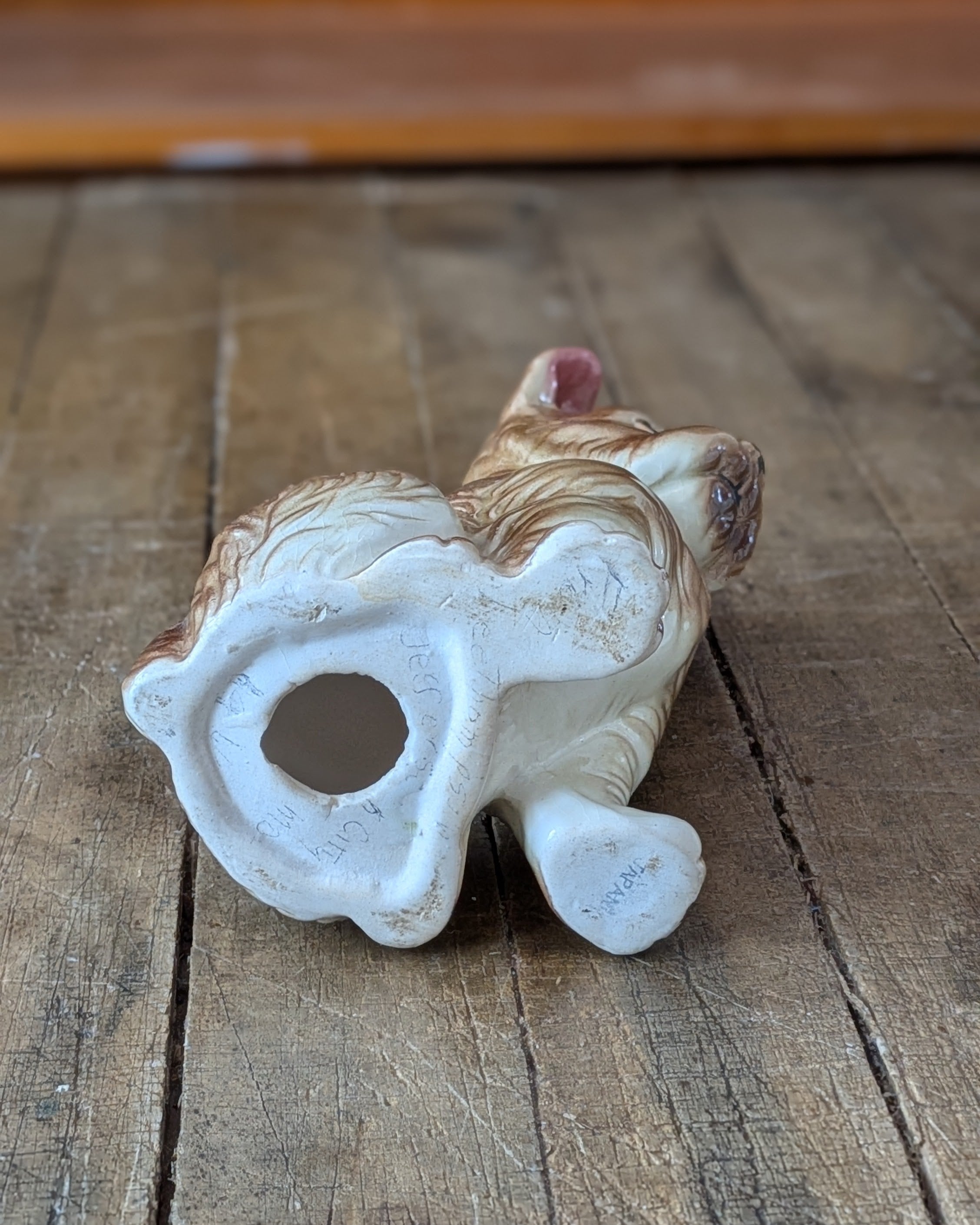 Porcelain Sitting Terrier Figurine