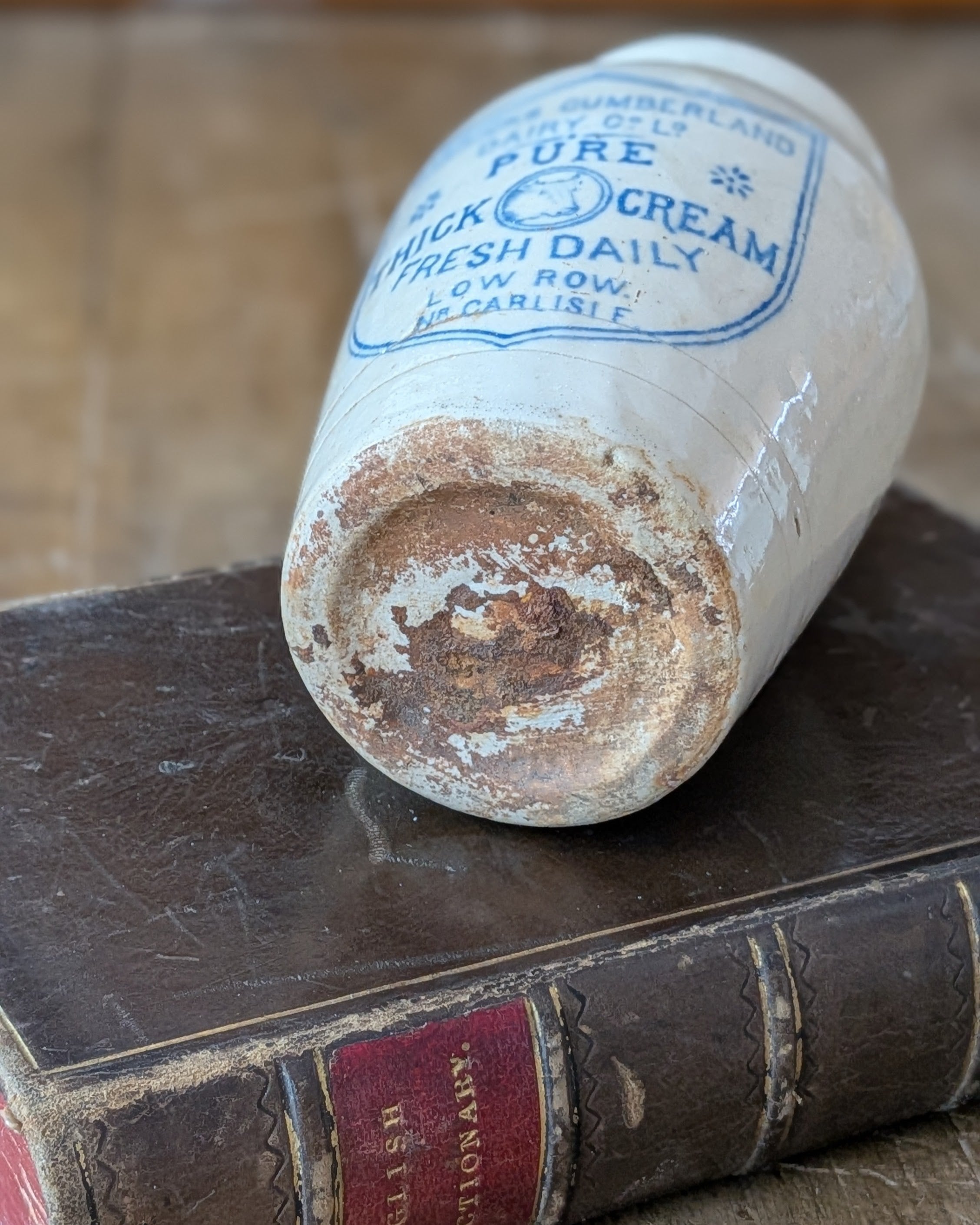 Carricks Cumberland Dairy Co English Cream Pot
