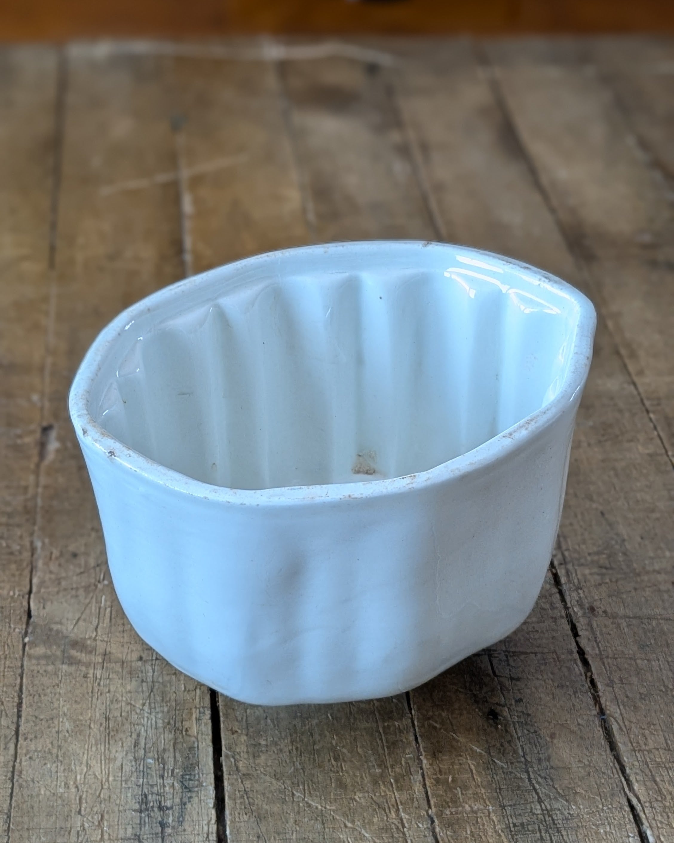 Antique English Ironstone Jelly or Pudding Mold