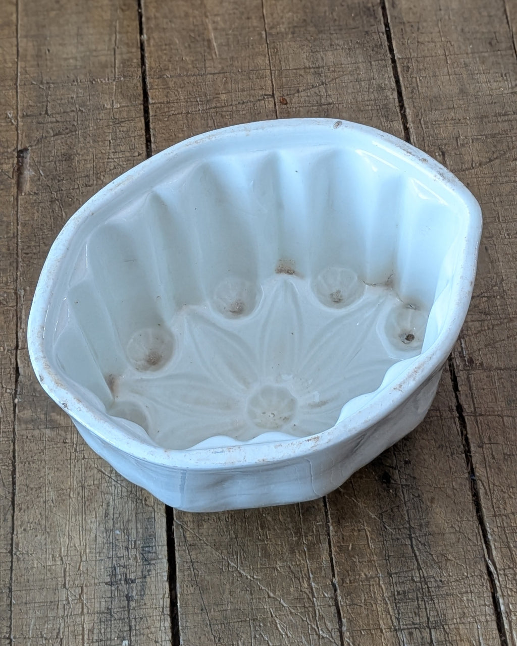 Antique English Ironstone Jelly or Pudding Mold