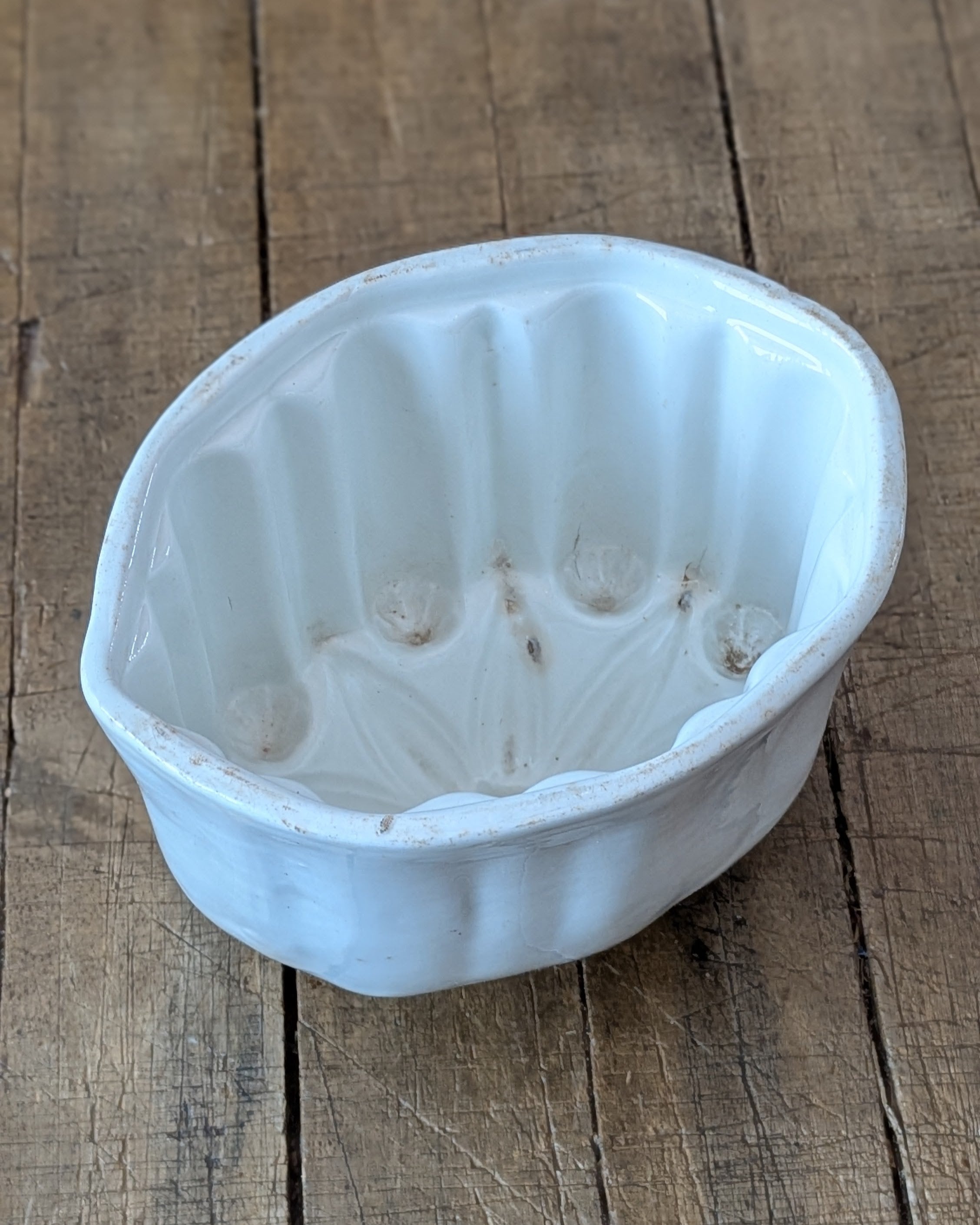 Antique English Ironstone Jelly or Pudding Mold