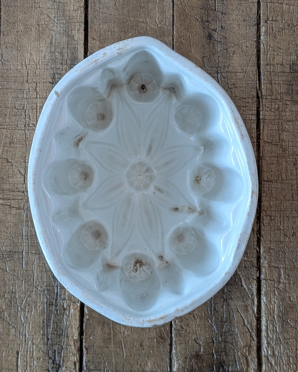 Antique English Ironstone Jelly or Pudding Mold