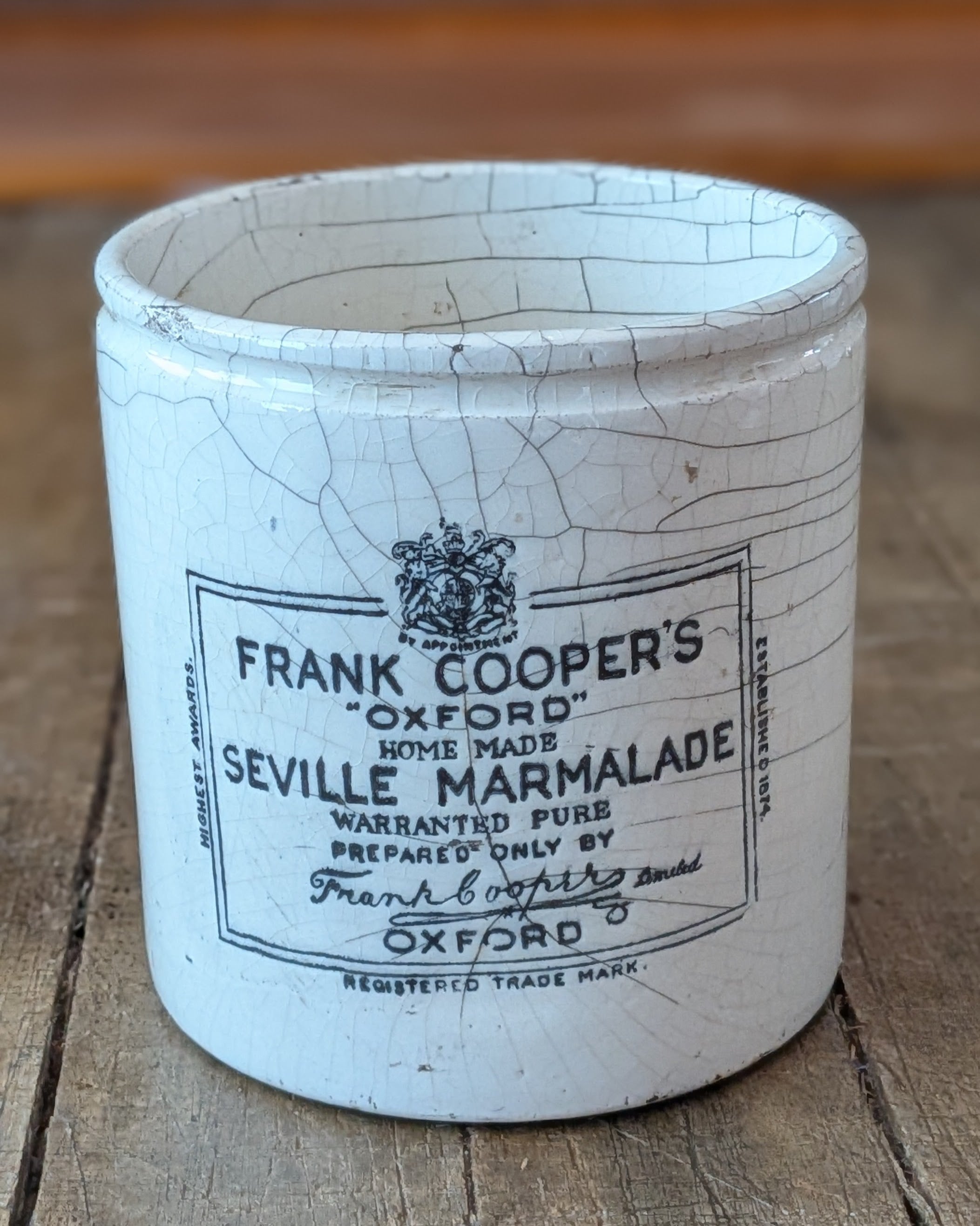 2 lb. Frank Cooper's Oxford Home Made Seville Marmalade Jar