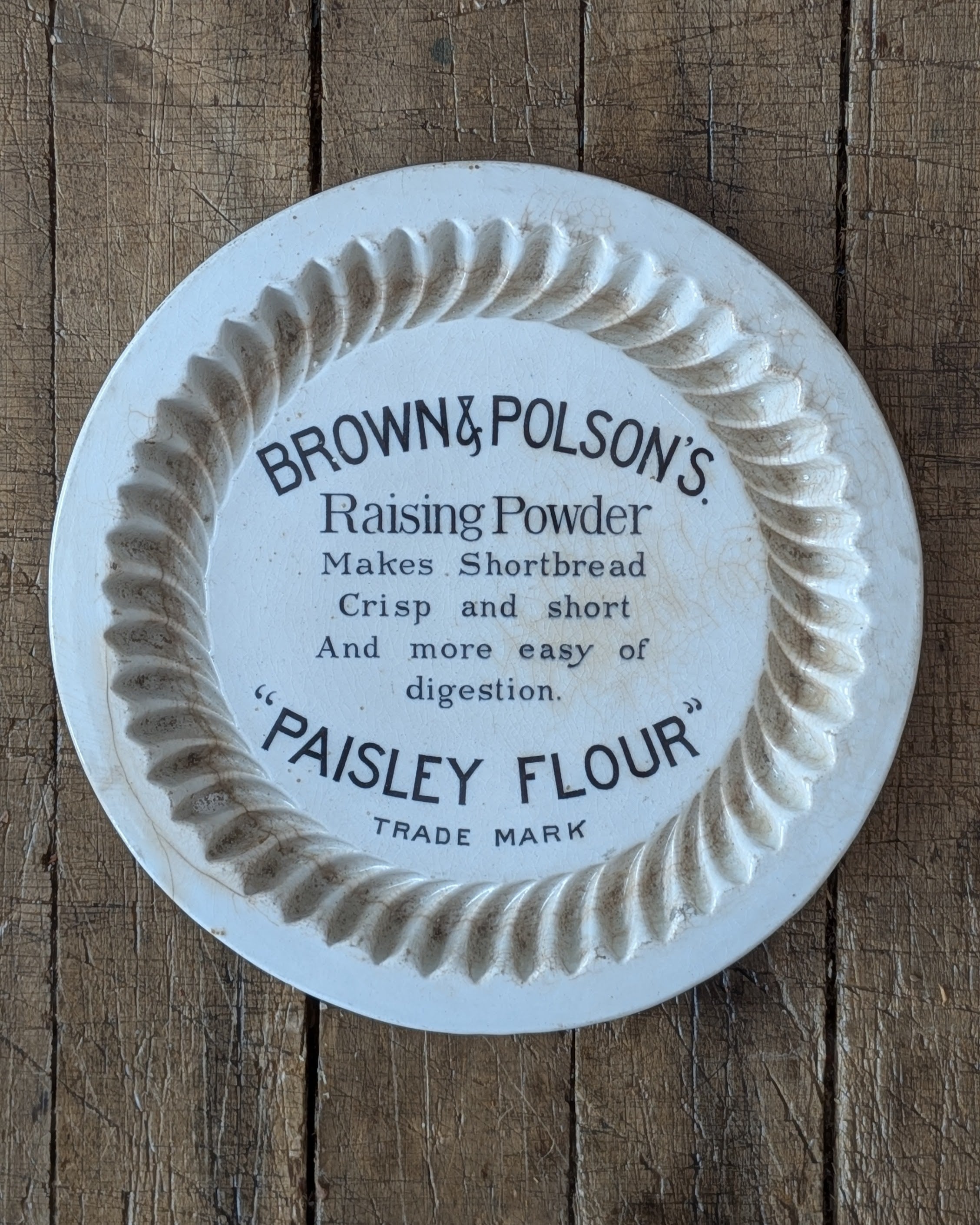 Brown & Polson's Shortbread Mold