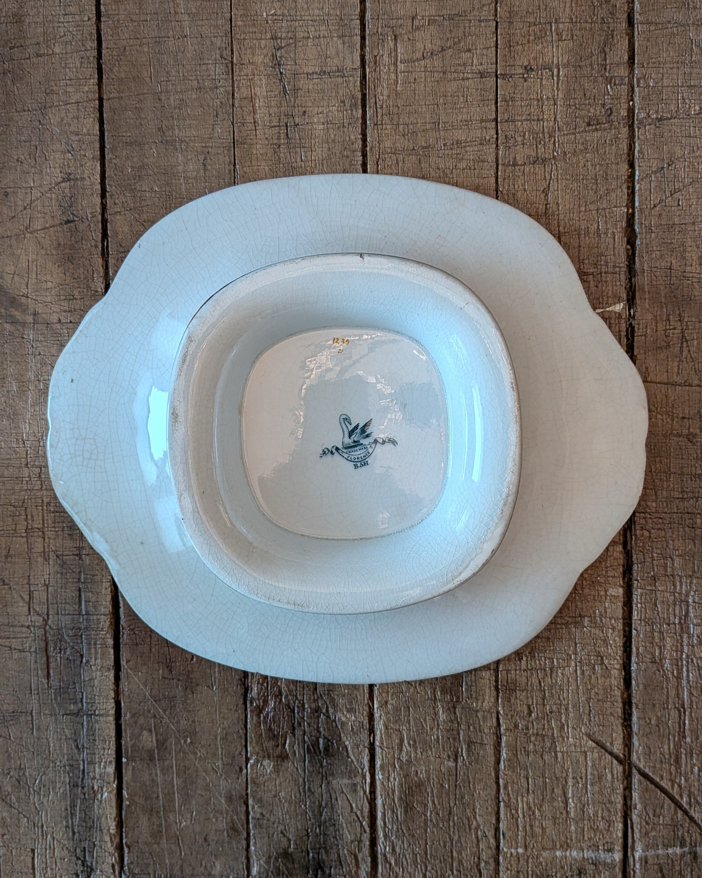 Beech & Hancock Transferware Serving Pedestal