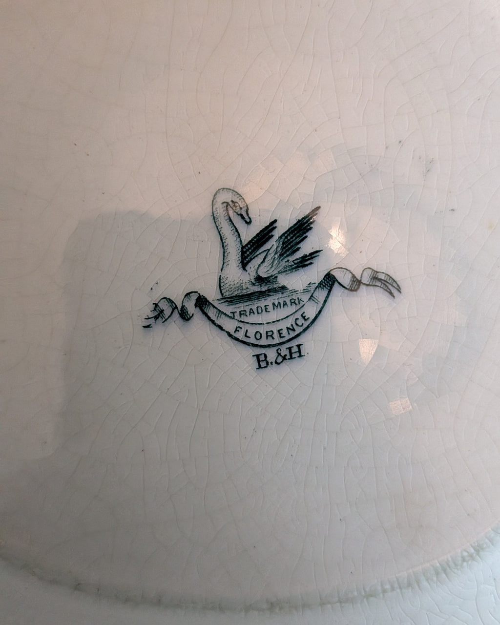 Beech & Hancock Transferware Serving Pedestal