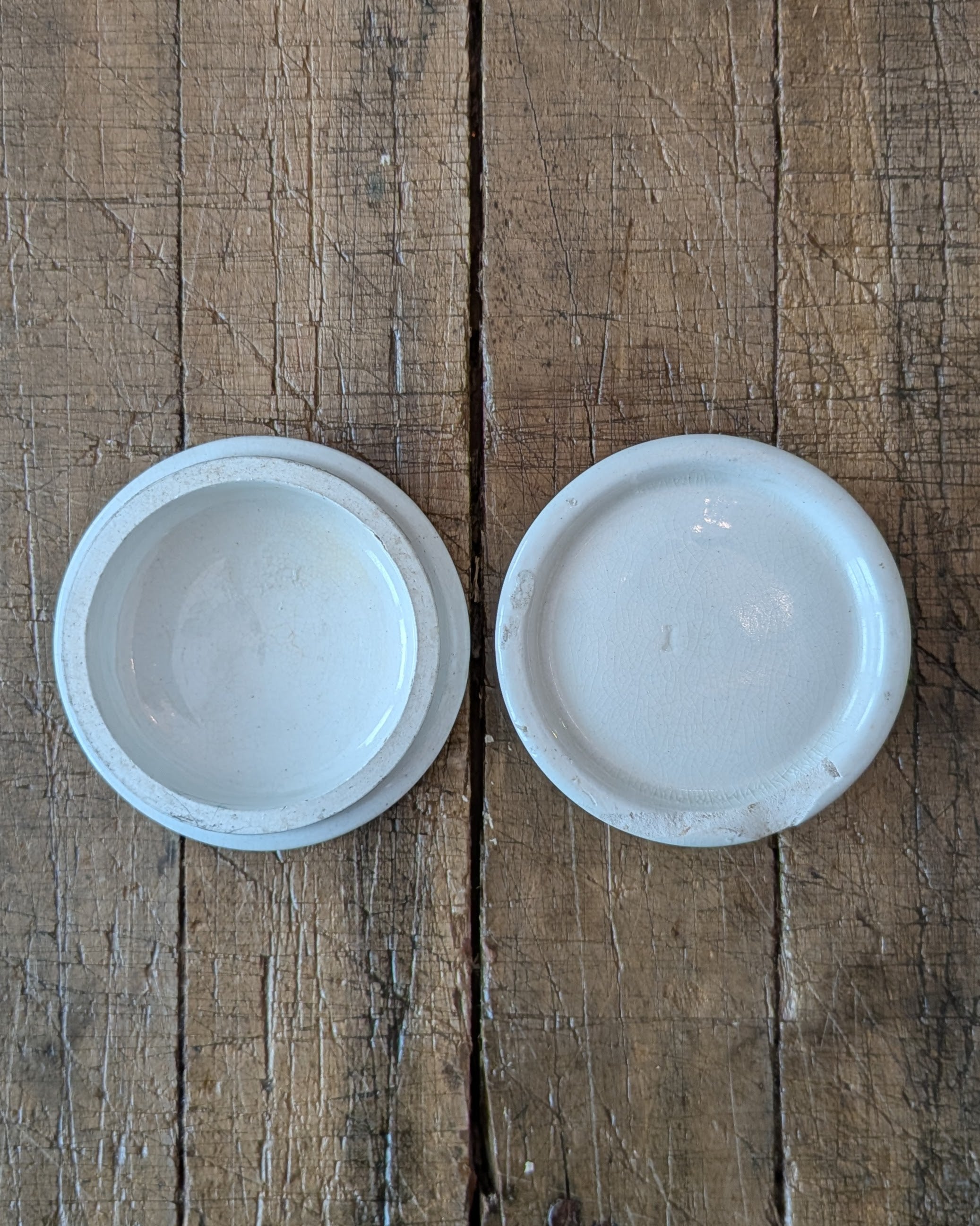 John Gosnell & Co. Lidded Cherry Toothpaste Pot