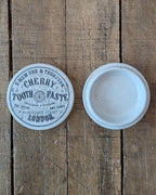 S. Maw, Son & Thompson Cherry Toothpaste Lidded Pot