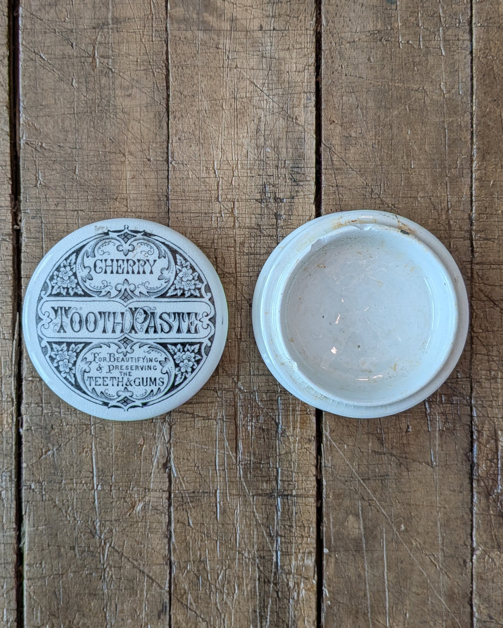 Cherry Toothpaste Lidded Pot