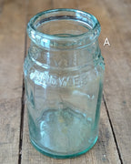 CHOICE Victorian Glass Preserves Jars