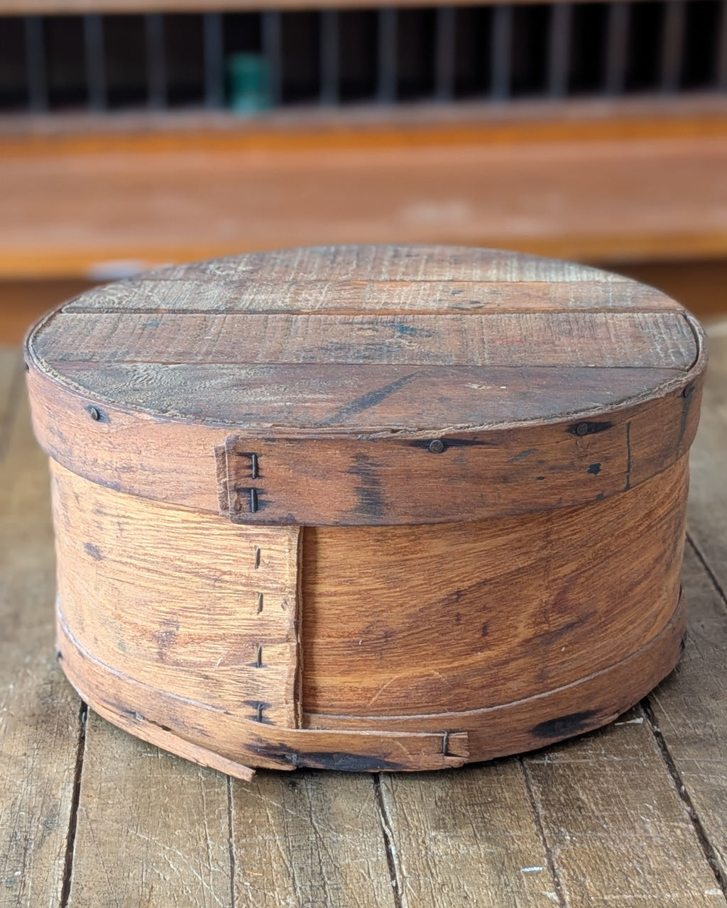 Antique Bent Wood Cheese or Pantry Box