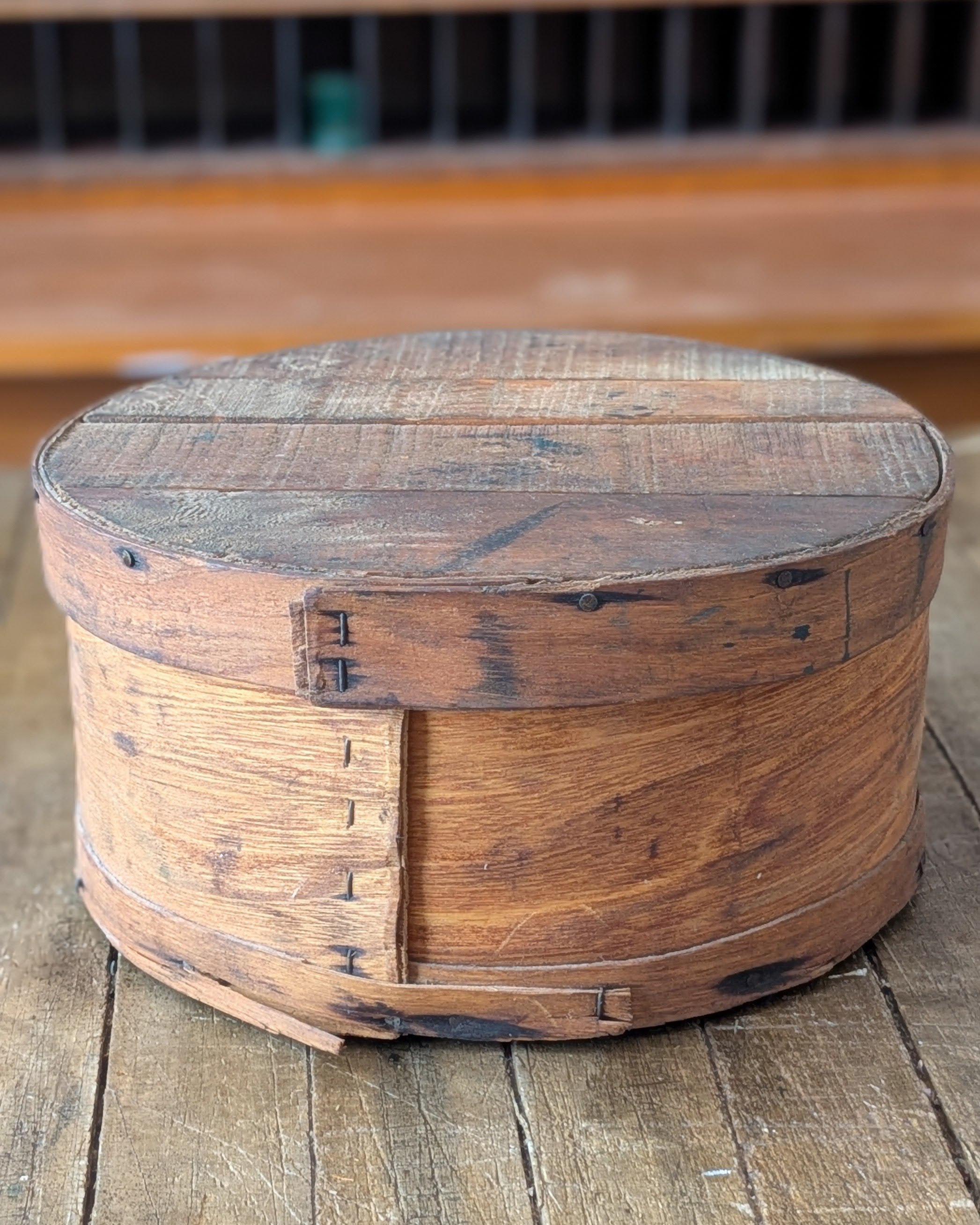 Antique Bent Wood Cheese or Pantry Box
