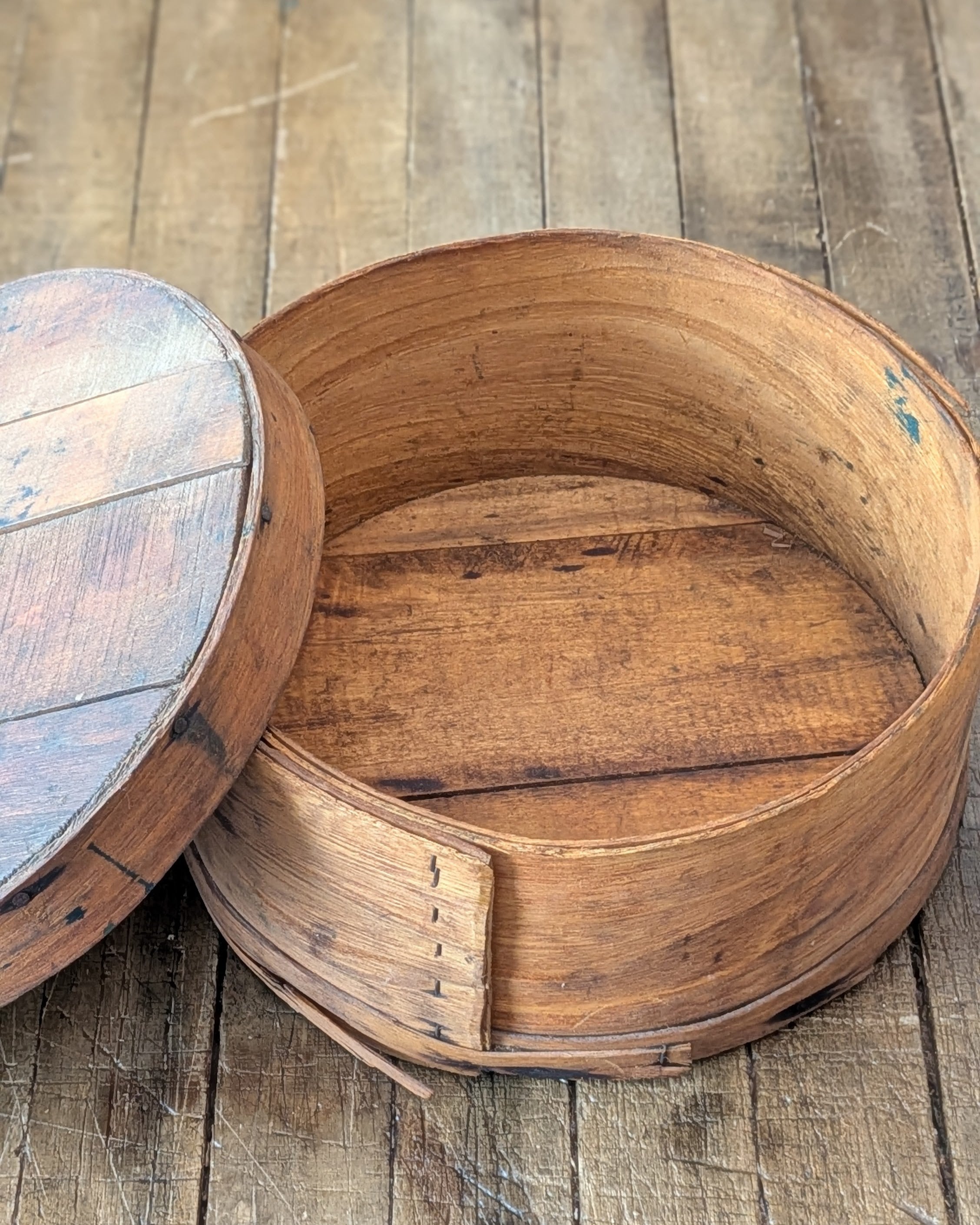 Antique Bent Wood Cheese or Pantry Box