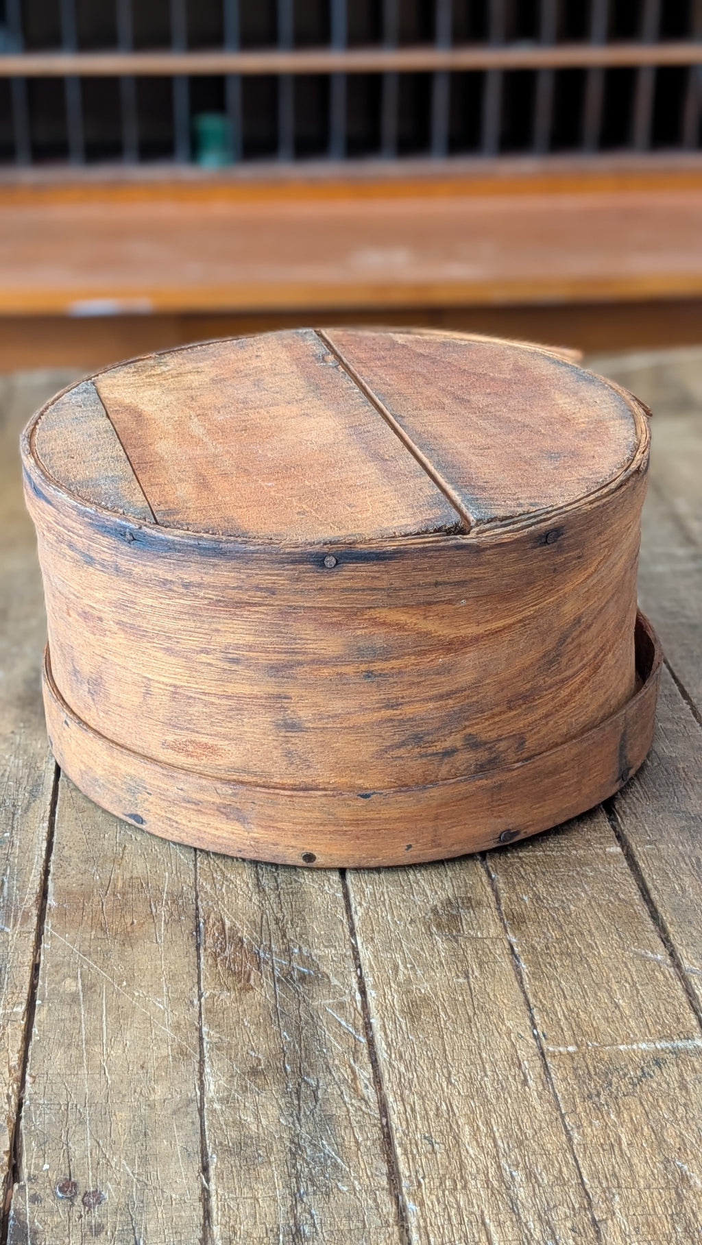Antique Bent Wood Cheese or Pantry Box