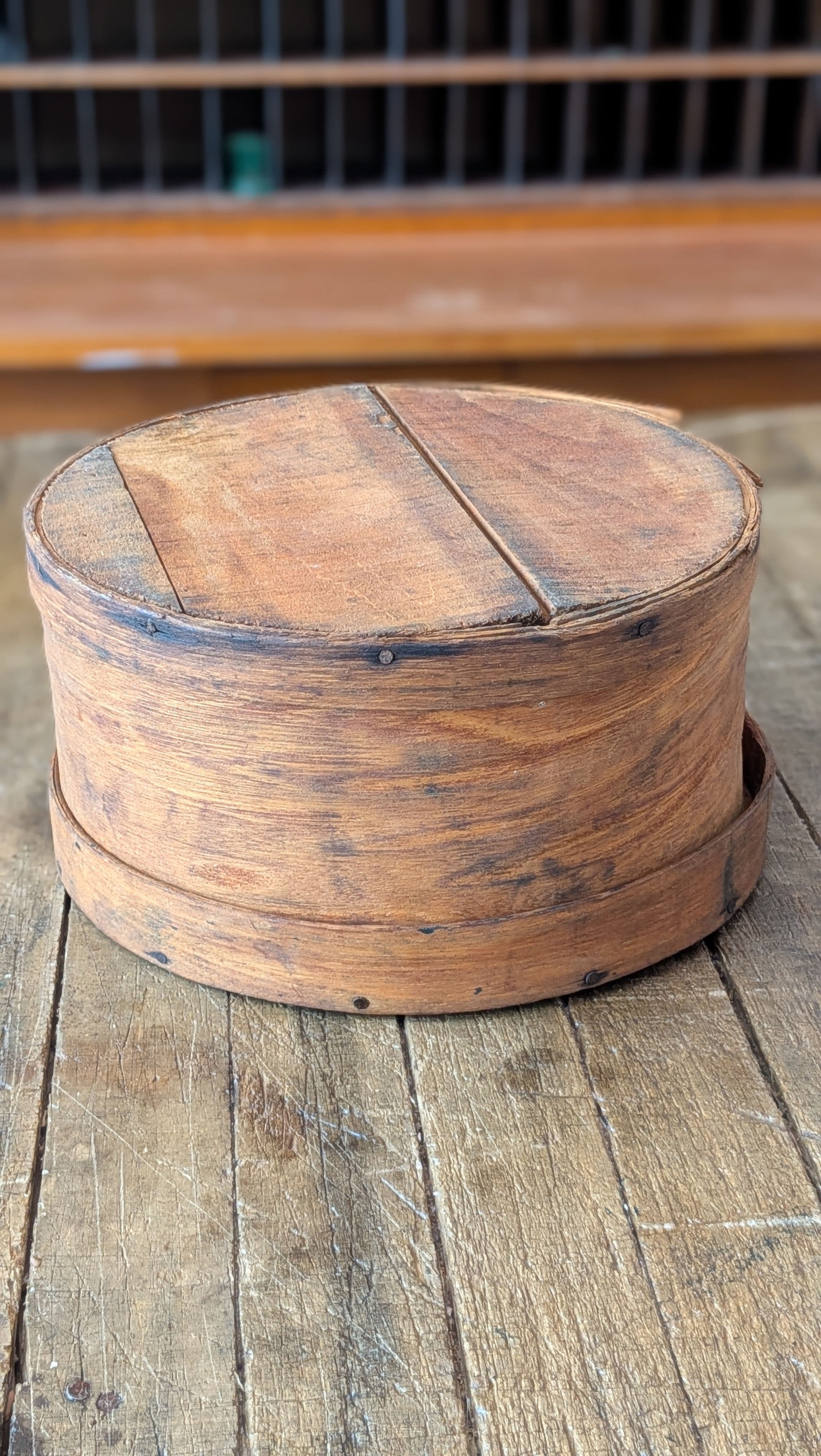 Antique Bent Wood Cheese or Pantry Box