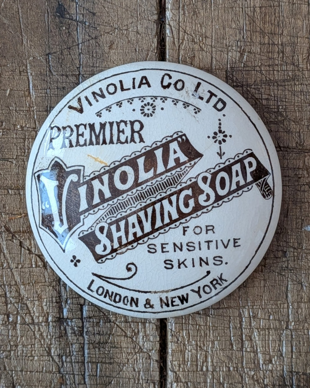Premier Vinolia Shaving Soap Lid