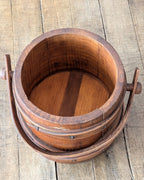 Antique Wooden Sugar Firkin or Pantry Box