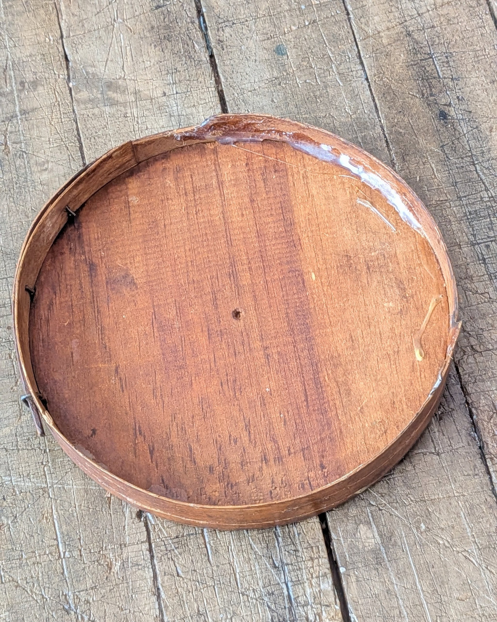 Antique Wooden Sugar Firkin or Pantry Box