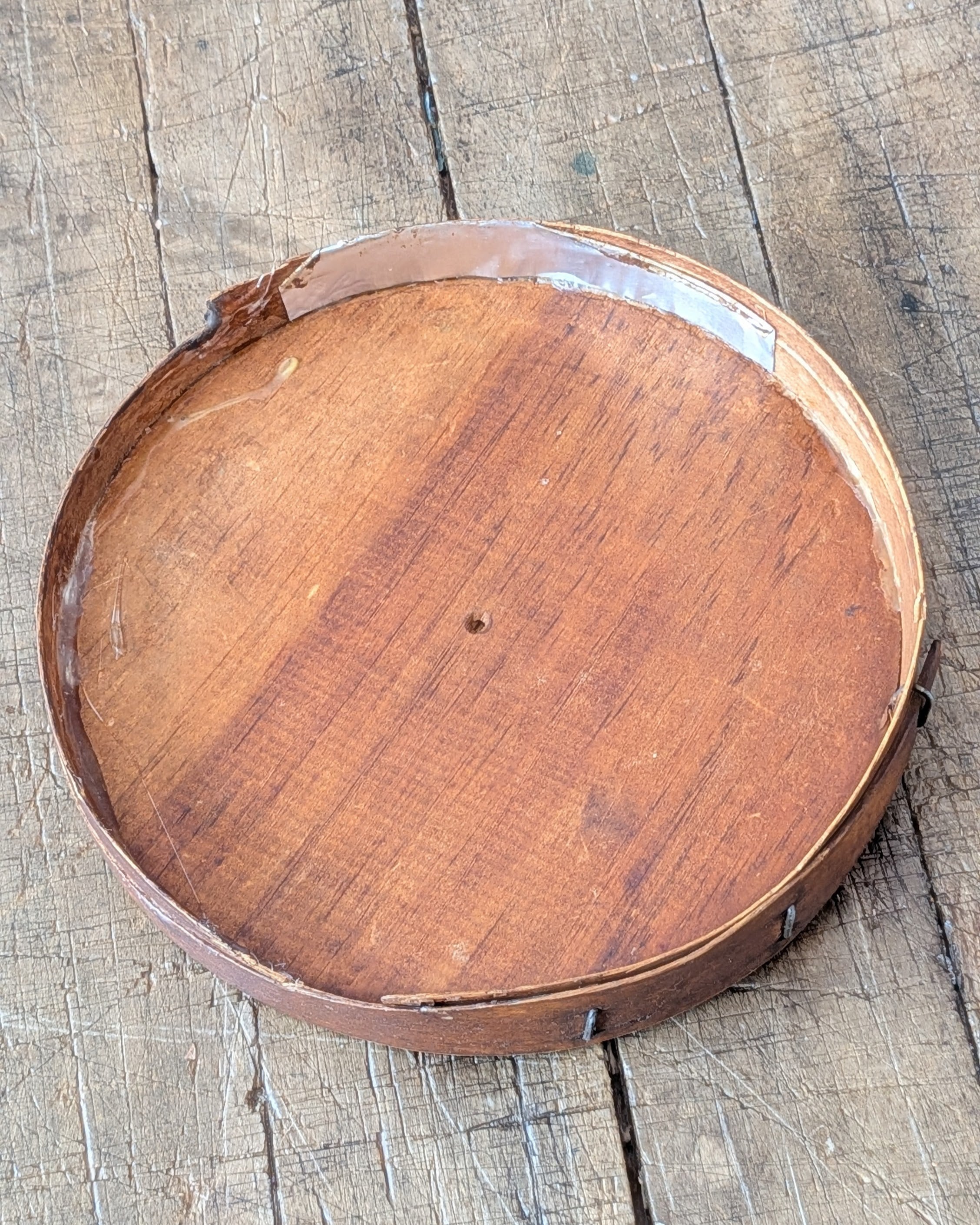 Antique Wooden Sugar Firkin or Pantry Box
