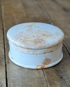 Stained and Crazed Ironstone Lidded Pot