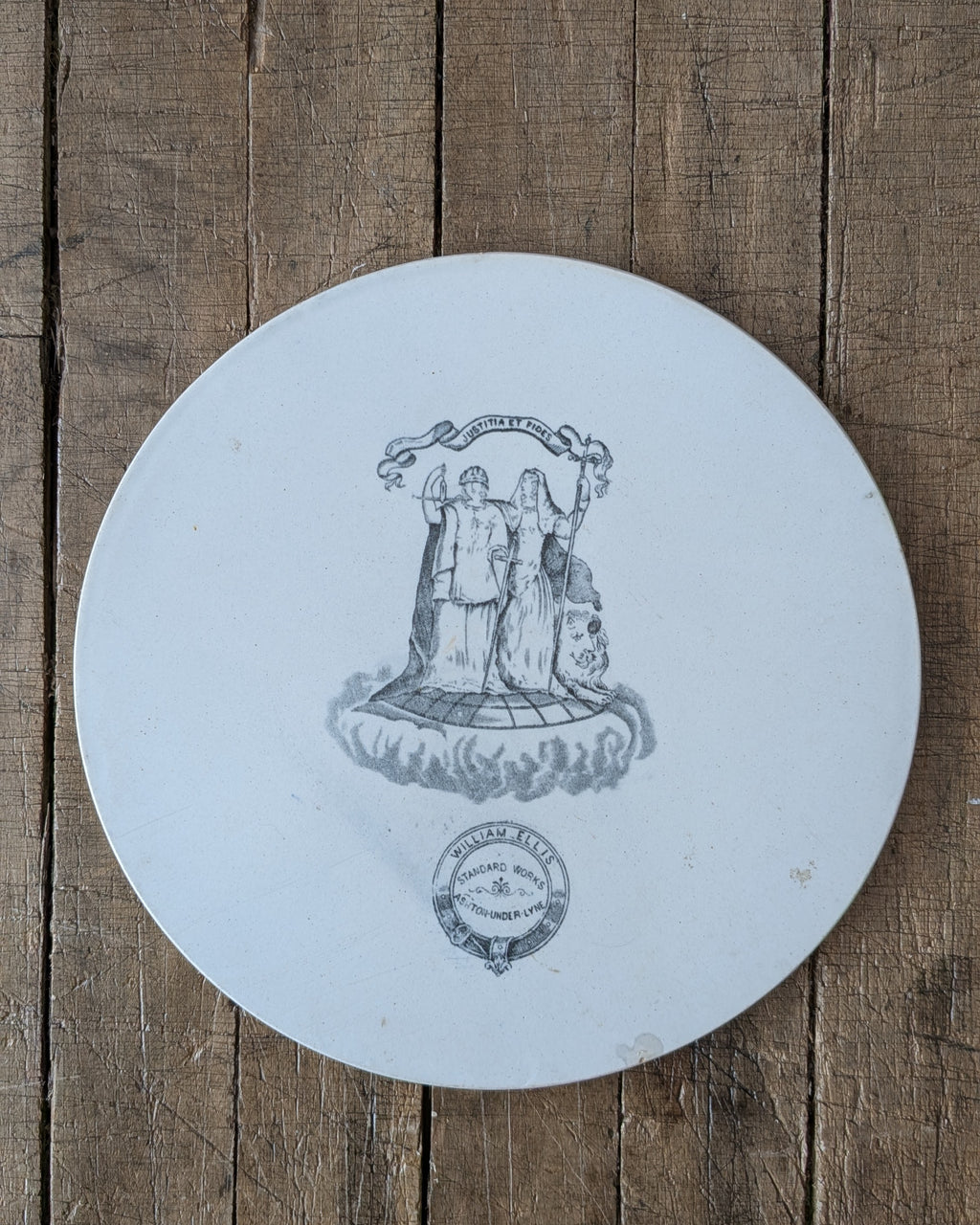 English Ironstone Scale Plate