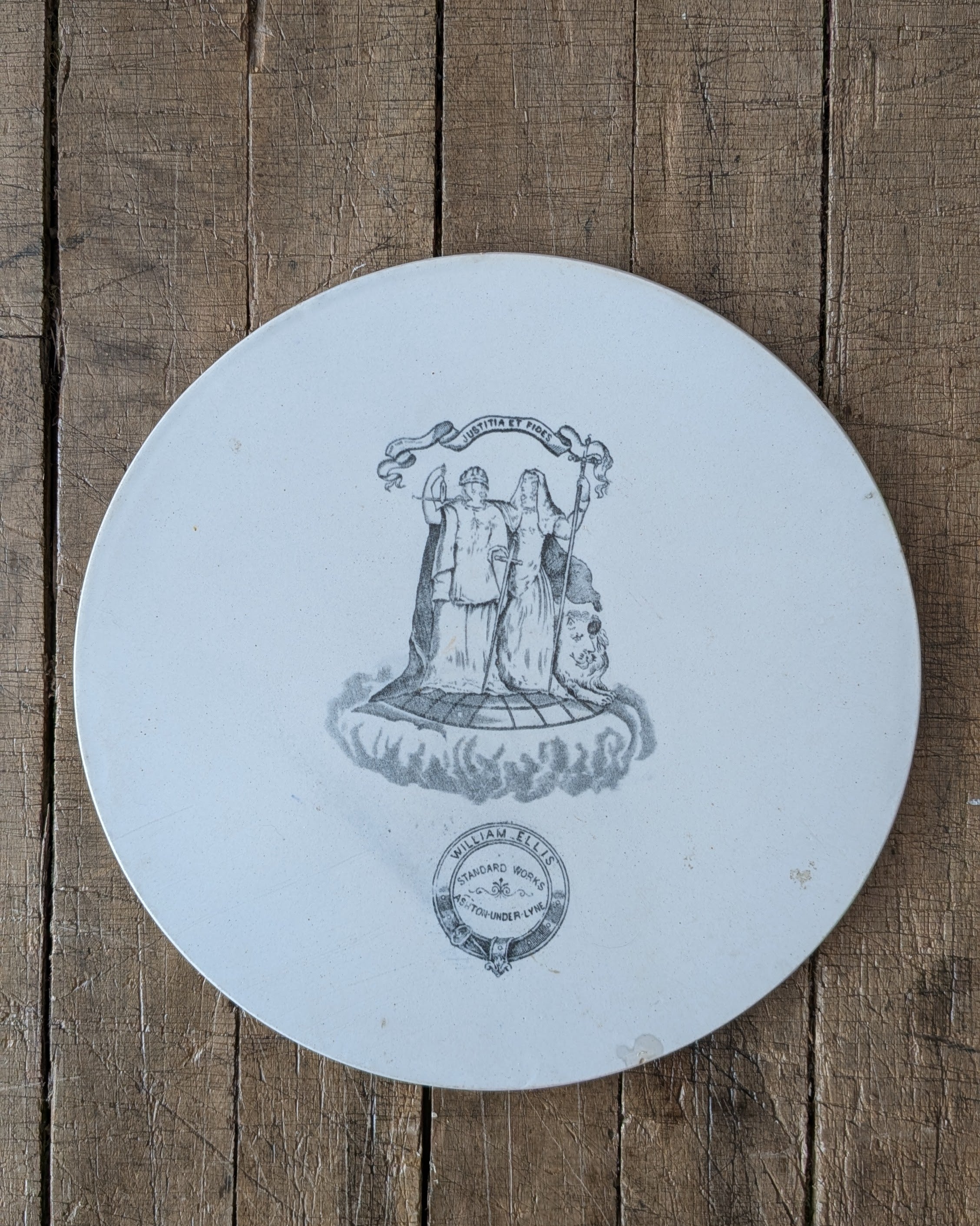 English Ironstone Scale Plate