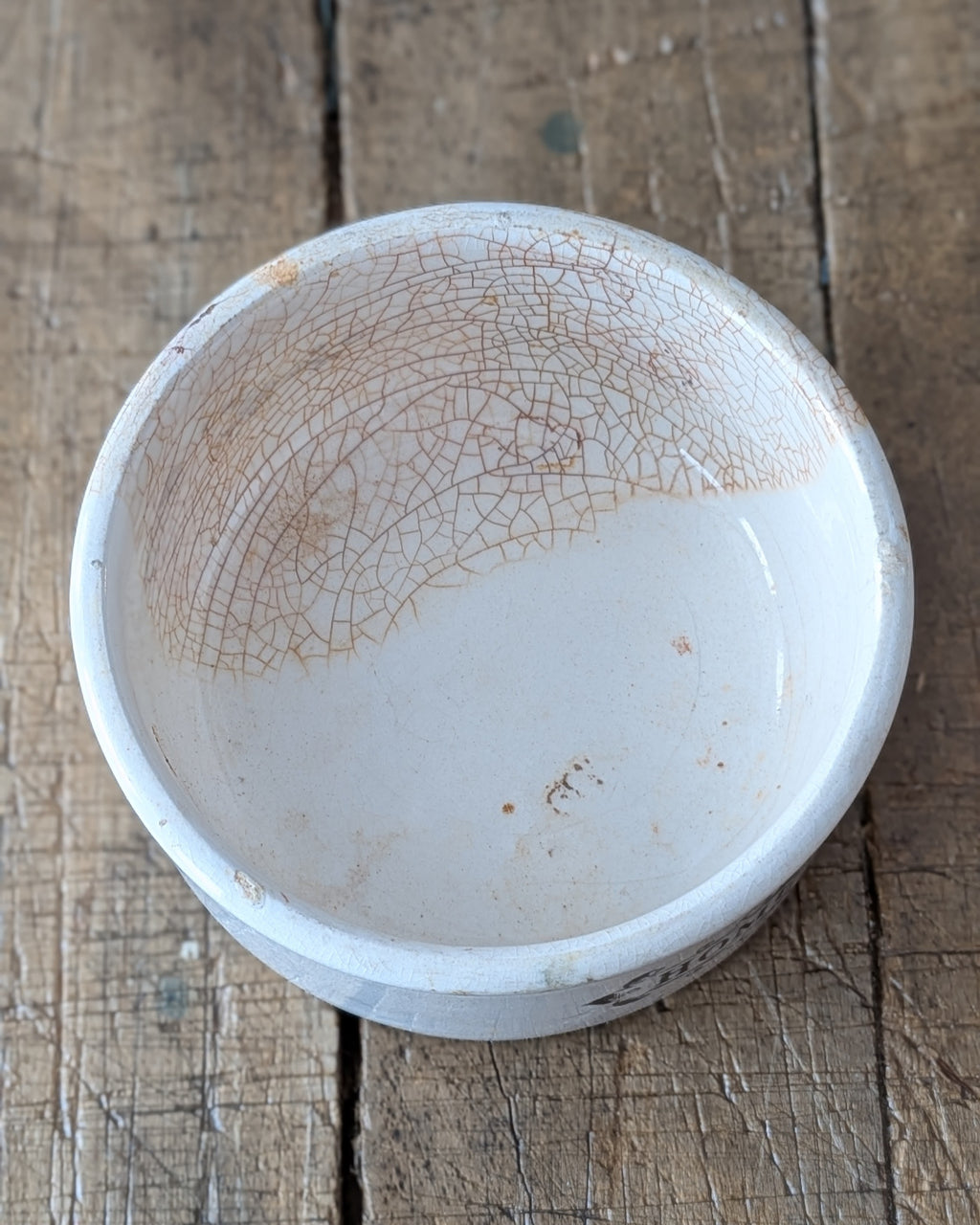 Stained & Crazed R. Seager Home Made Meat Paste Pot