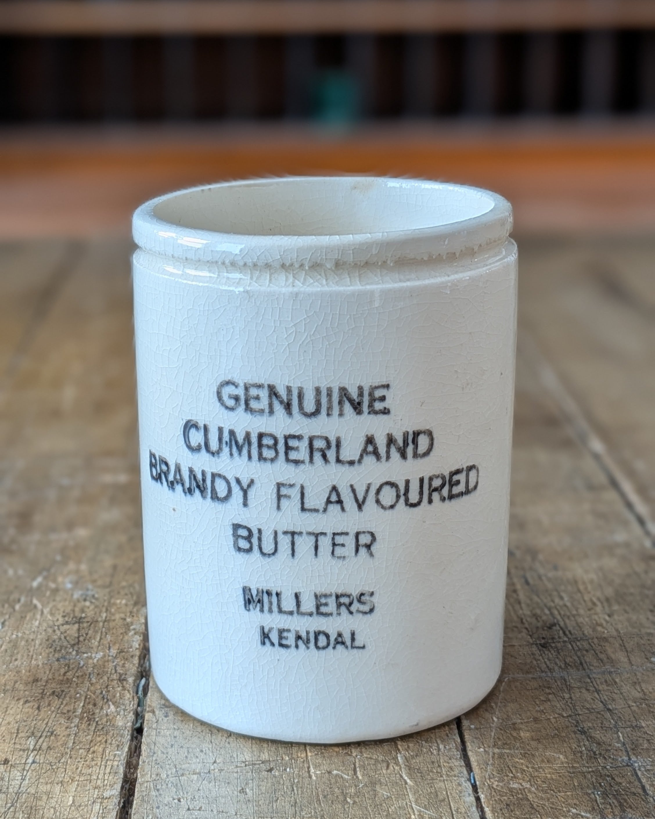 Genuine Cumberland Brandy Flavoured Butter Crock