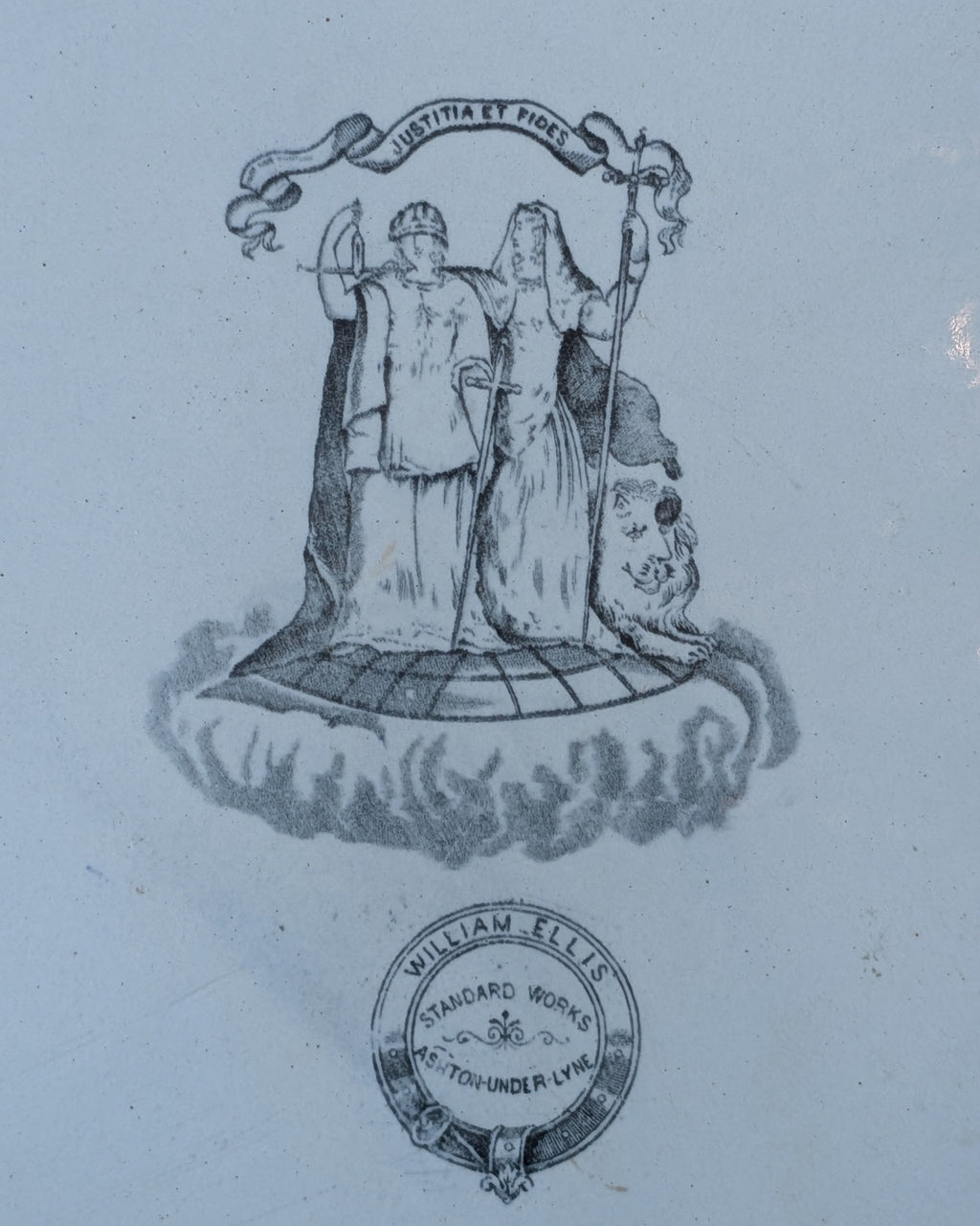 English Ironstone Scale Plate