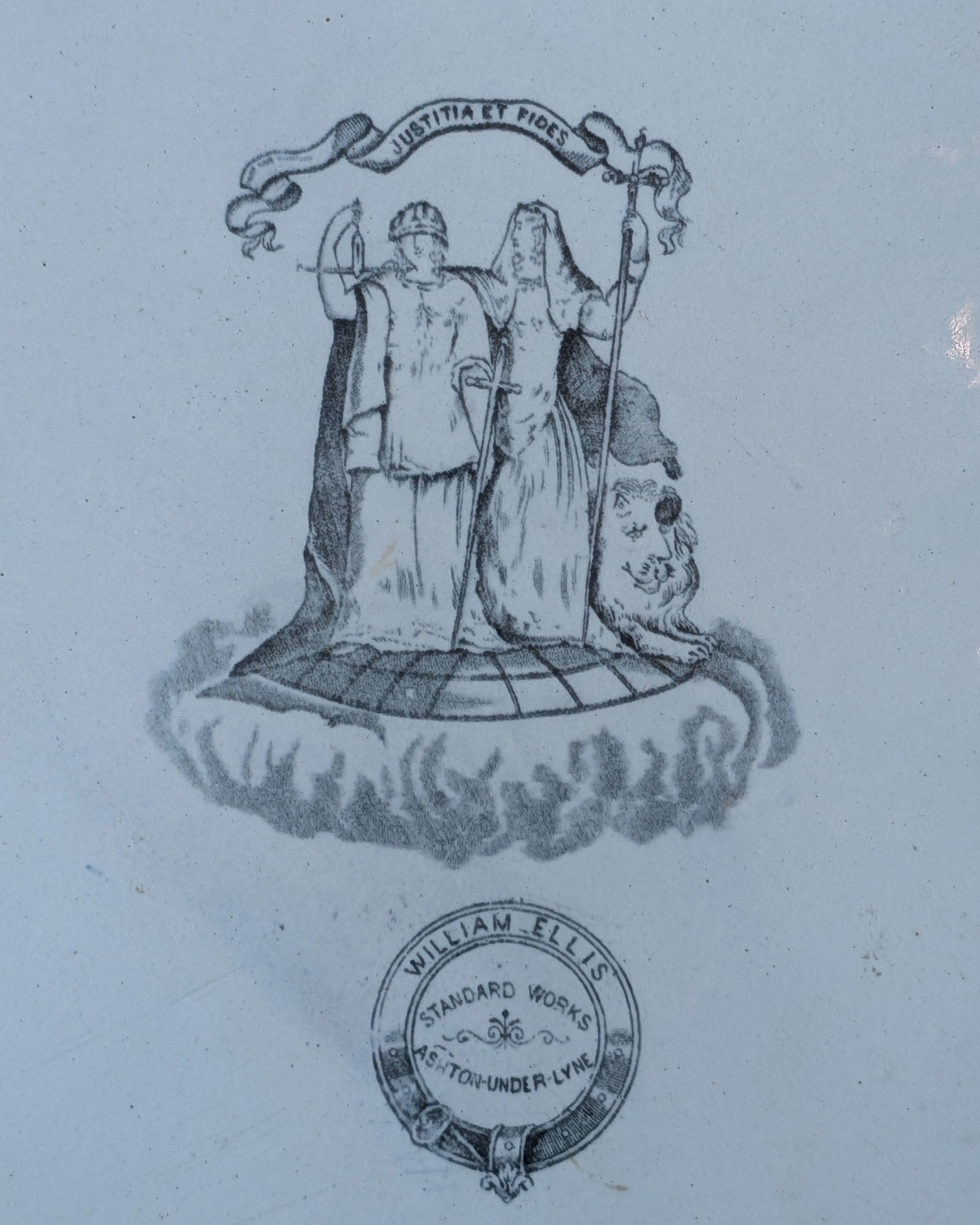 English Ironstone Scale Plate